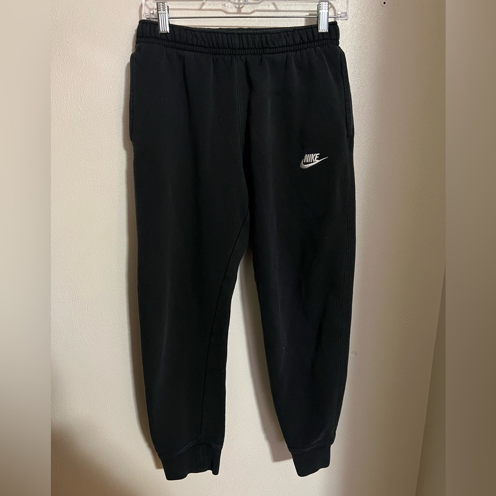 NIKE Sportswear Club Fleece Athleisure Casual Jogger Sweatpants Black Men's Sz S